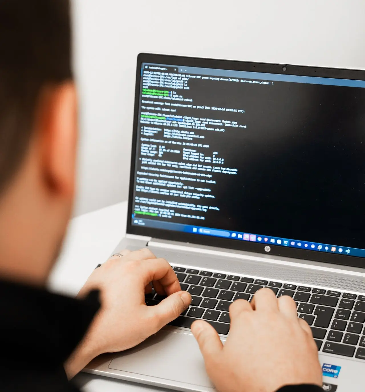 Configuratie in de terminal
