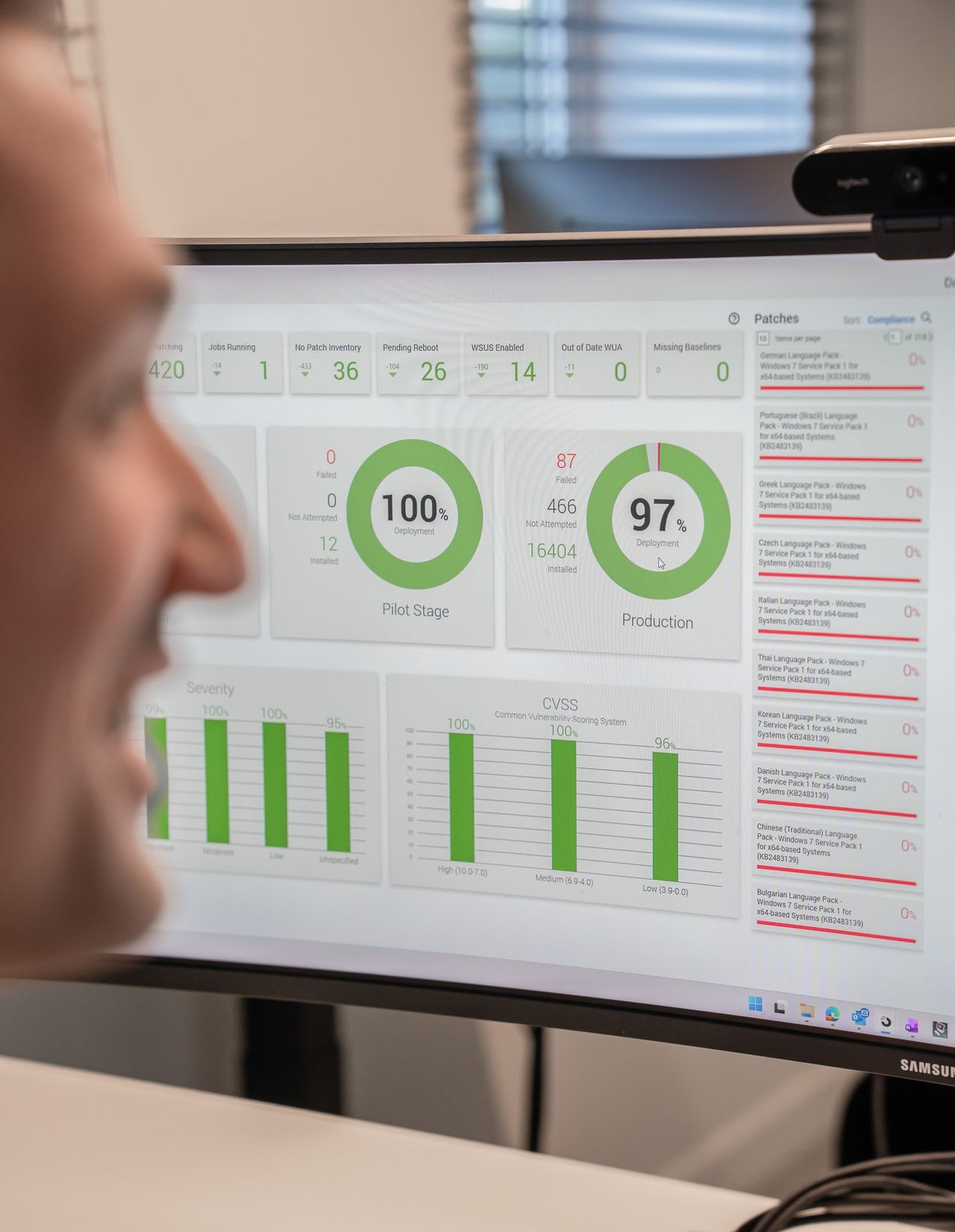 een monitor van Automate