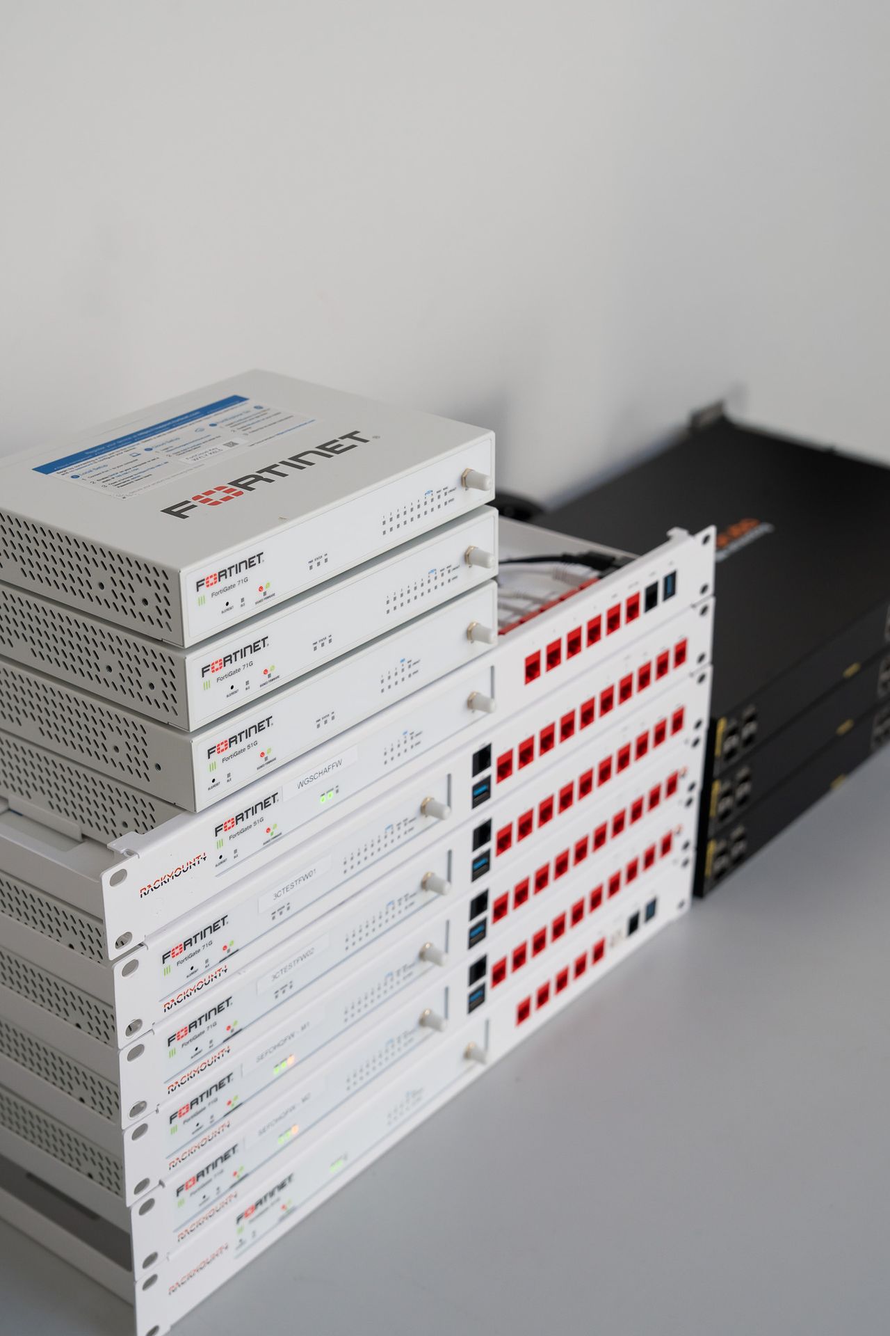 verzameling van firewalls en switches